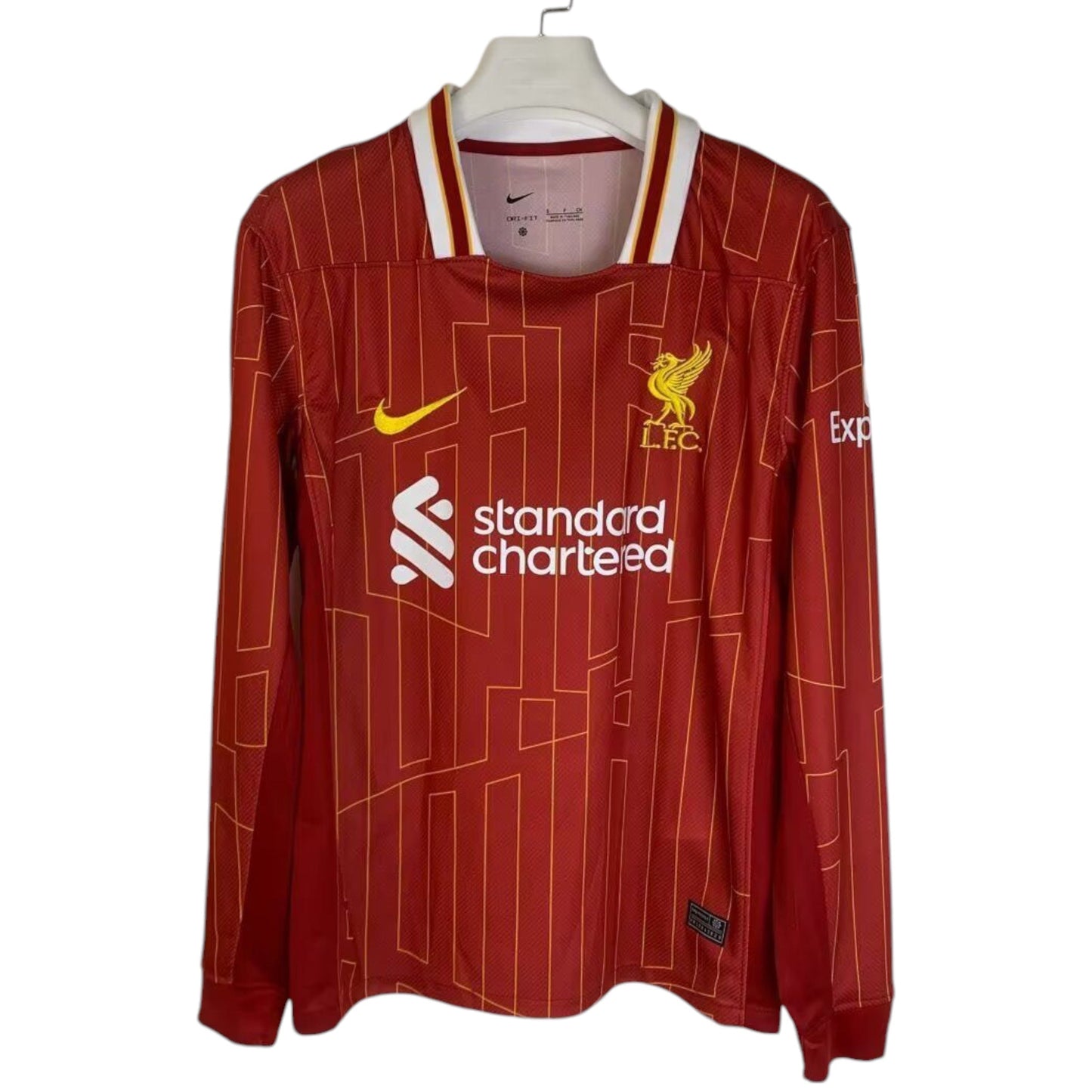 Camiseta Liverpool 2024-2025 Titular Manga Larga