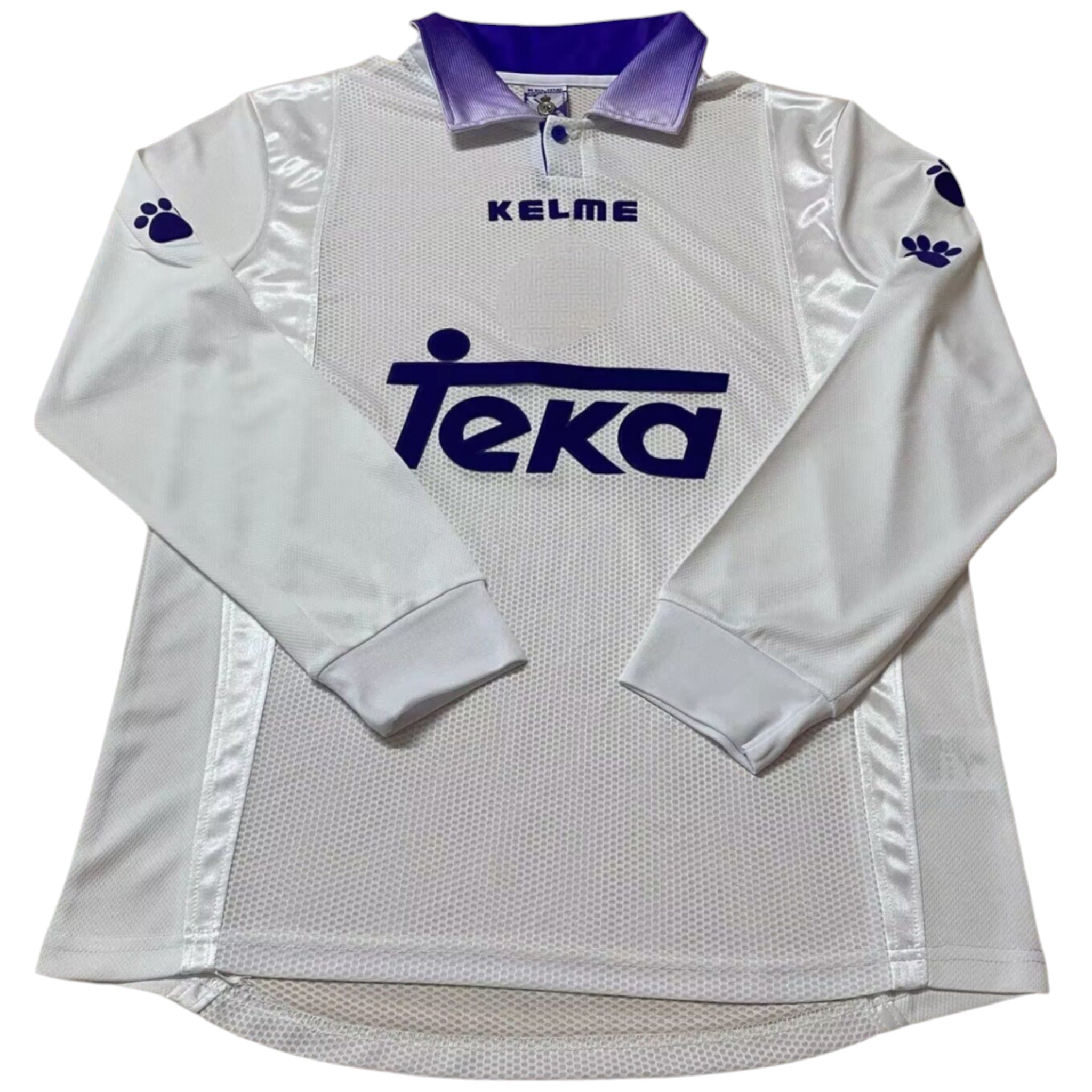 Real Madrid 1997-1998 Home Long Sleeve Shirt