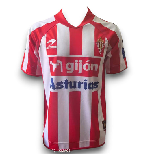 Camiseta Sporting Gijon 2008-2009 Titular
