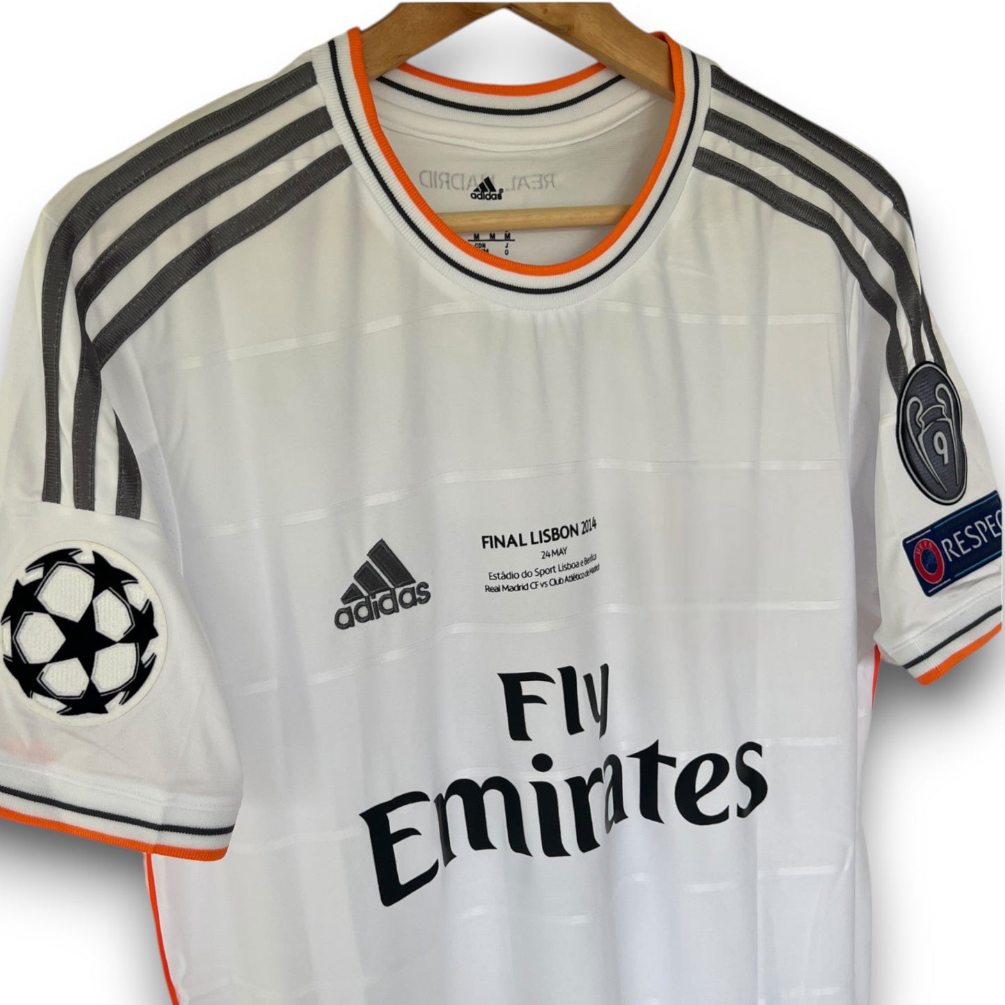Camiseta Real Madrid 2013-2014 Titular Final UCL CR7