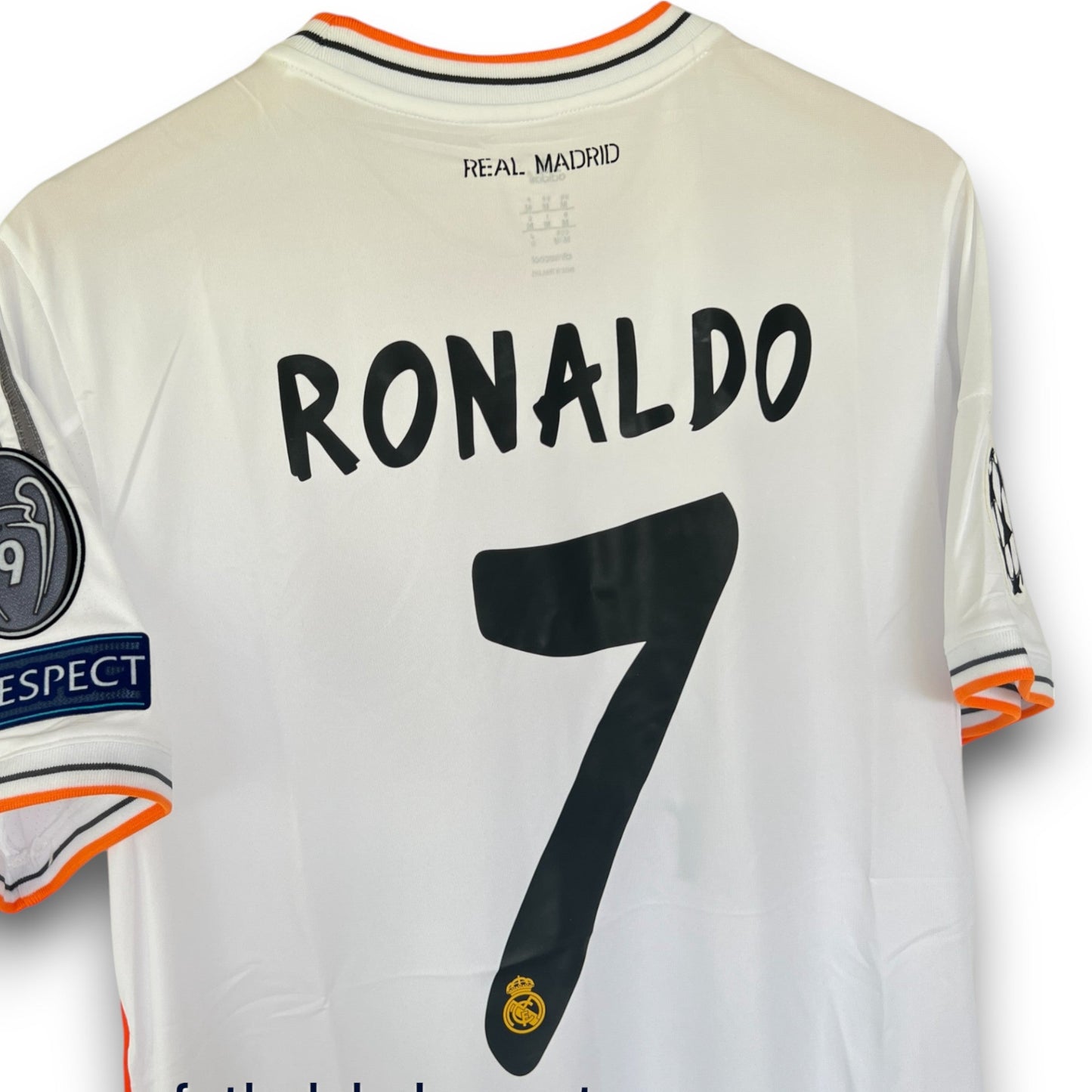 Camiseta Real Madrid 2013-2014 Titular Final UCL CR7