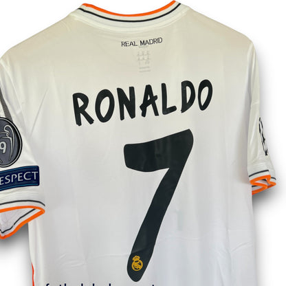 Camiseta Real Madrid 2013-2014 Titular Final UCL CR7