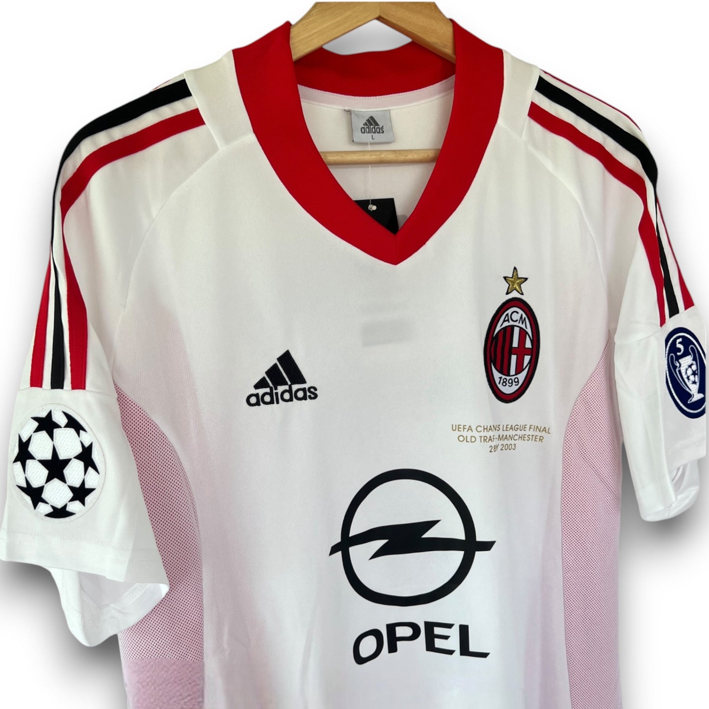 Camiseta AC Milan 2002-2003 Visitante Final UCL