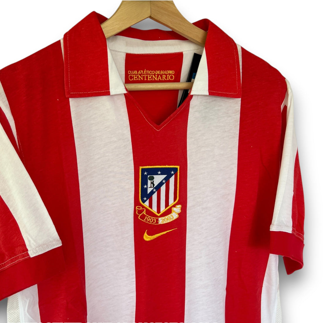 Atlético de Madrid 2003-2004 Centenary Home Shirt