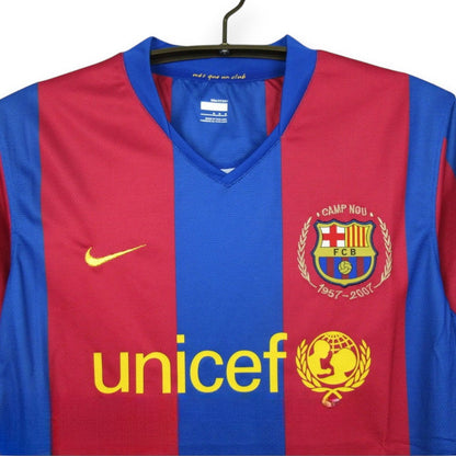 Camiseta Barcelona 2007-2008 Titular