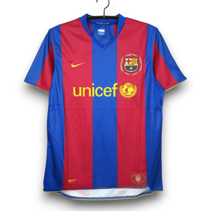 Camiseta Barcelona 2007-2008 Titular