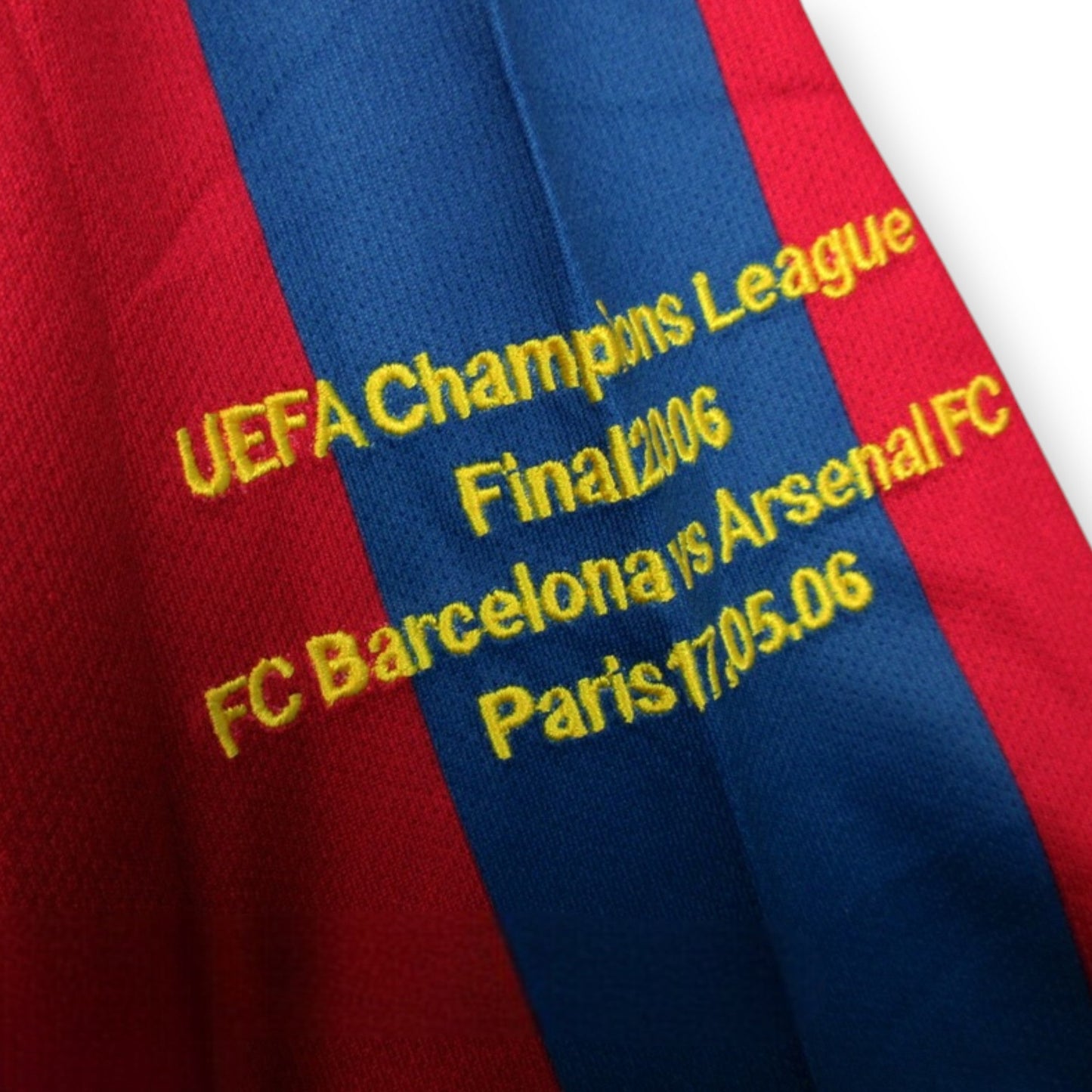 Camiseta Barcelona 2005-2006 Titular Final UCL