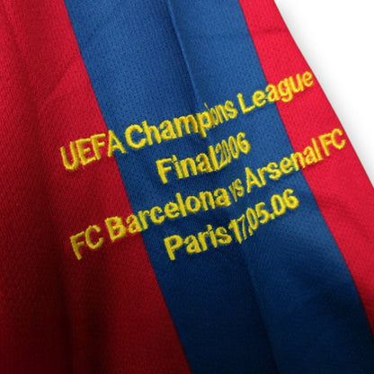 Camiseta Barcelona 2005-2006 Titular Final UCL