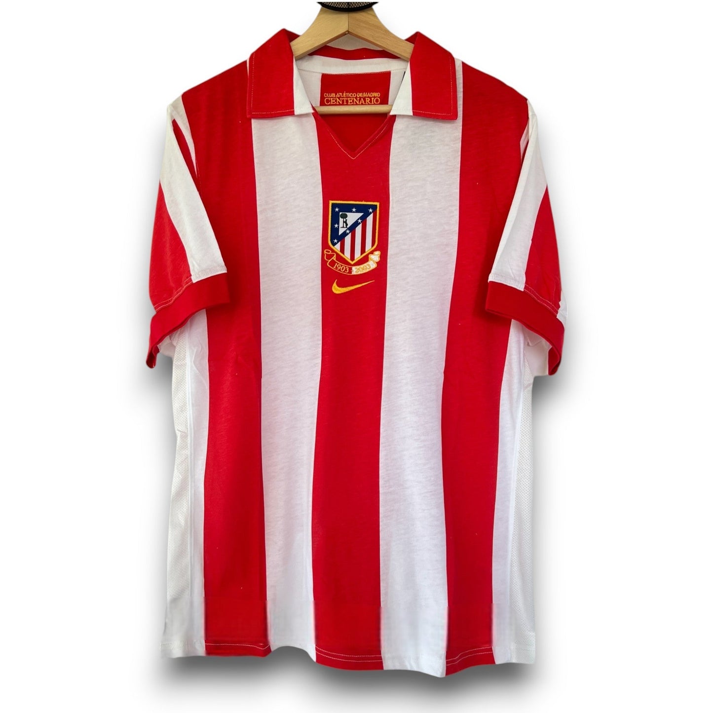 Maillot Atlético de Madrid 2003-2004 Domicile Centenaire