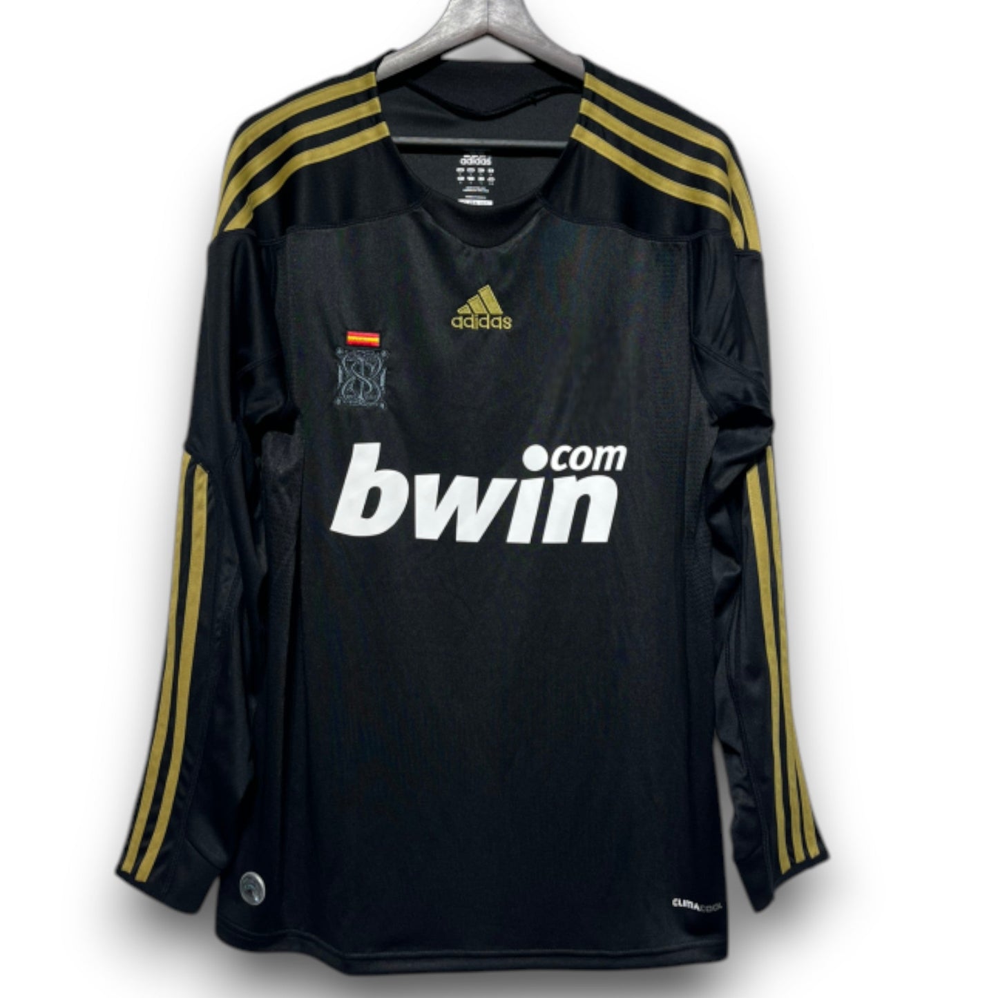 Maillot Real Madrid 2009-2010 Extérieur Manches Longues