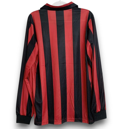 Camiseta AC Milan 1988-1989 Local Manga Larga