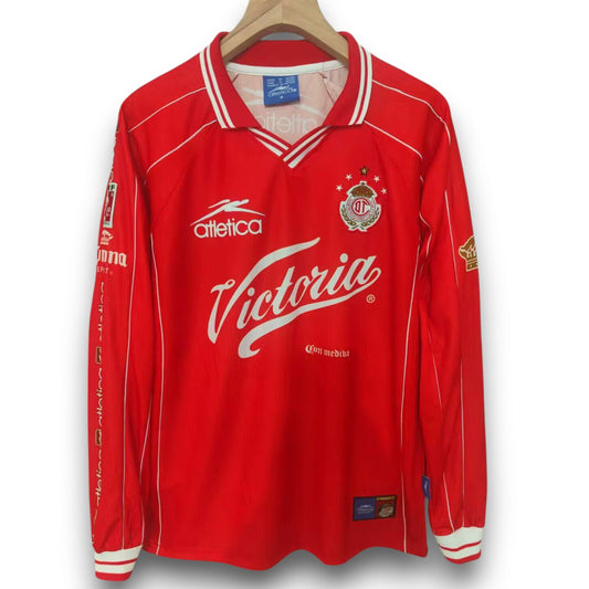 Camiseta Deportivo Toluca 1999-2000 Titular Manga Larga