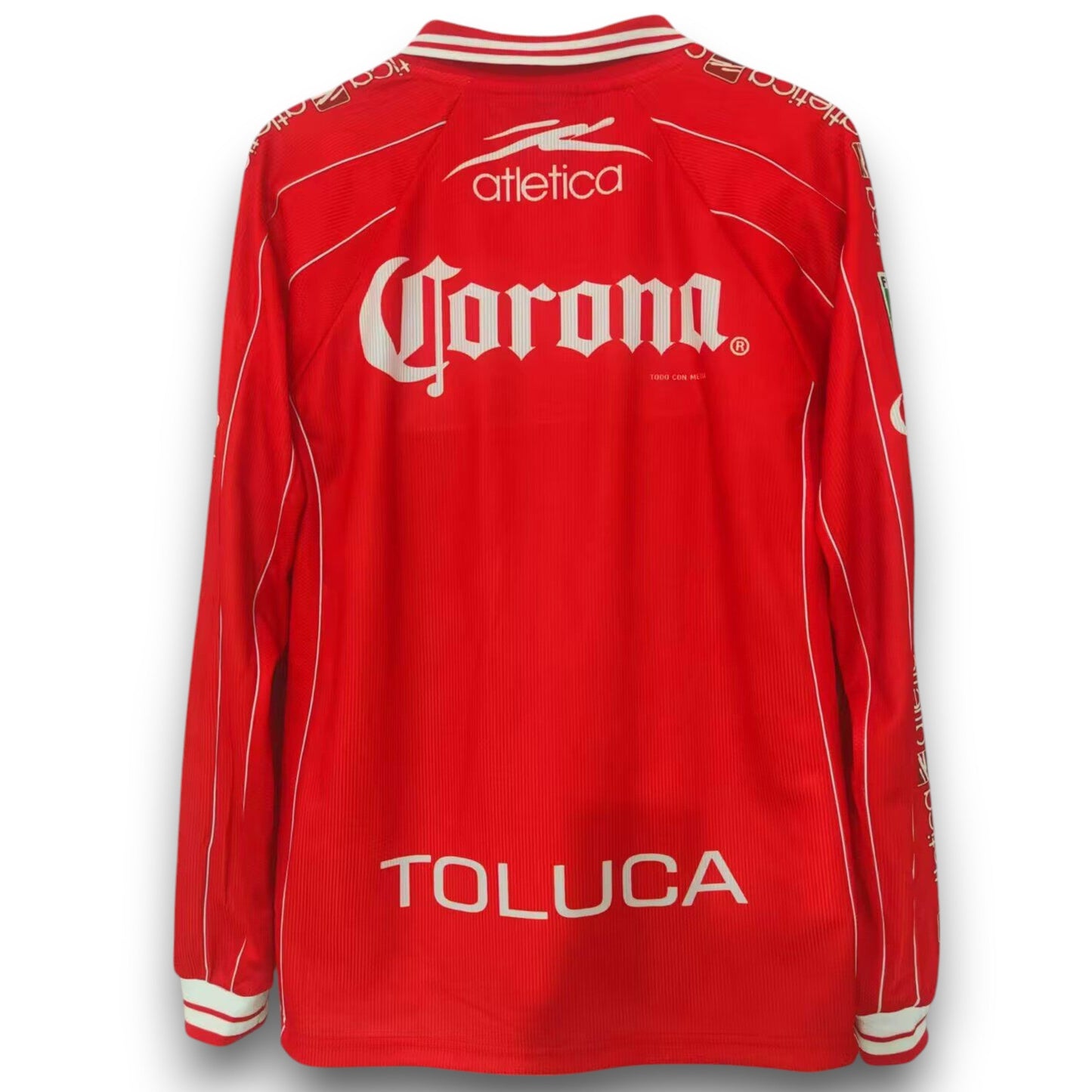 Camiseta Deportivo Toluca 1999-2000 Titular Manga Larga