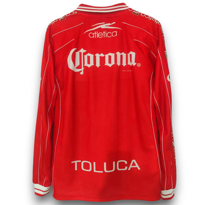 Camiseta Deportivo Toluca 1999-2000 Titular Manga Larga